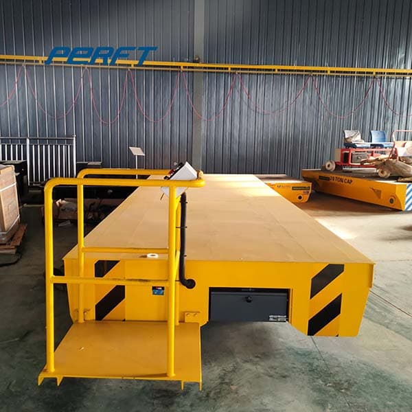 rail transfer carts with steel rail wheels 80t